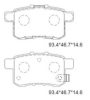 HONDA 43022TAOA00 Brake Pad Set, disc brake